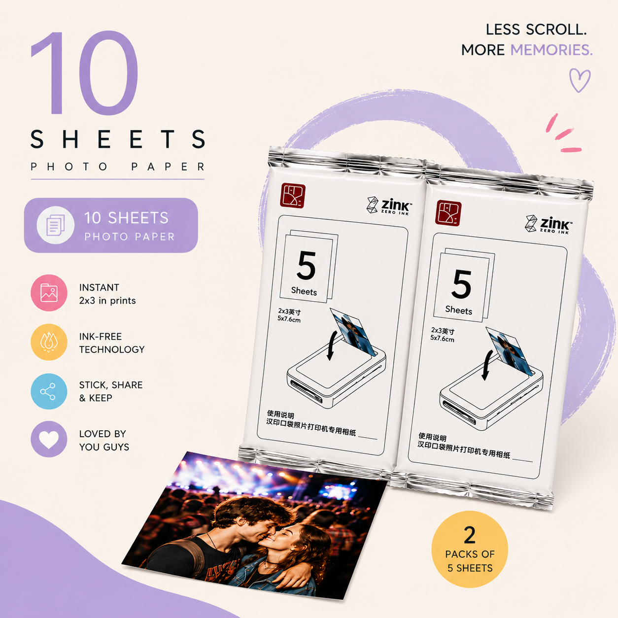 Mini Photo Printer | Pocket Color Printer