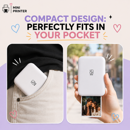 Mini Photo Printer | Pocket Color Printer