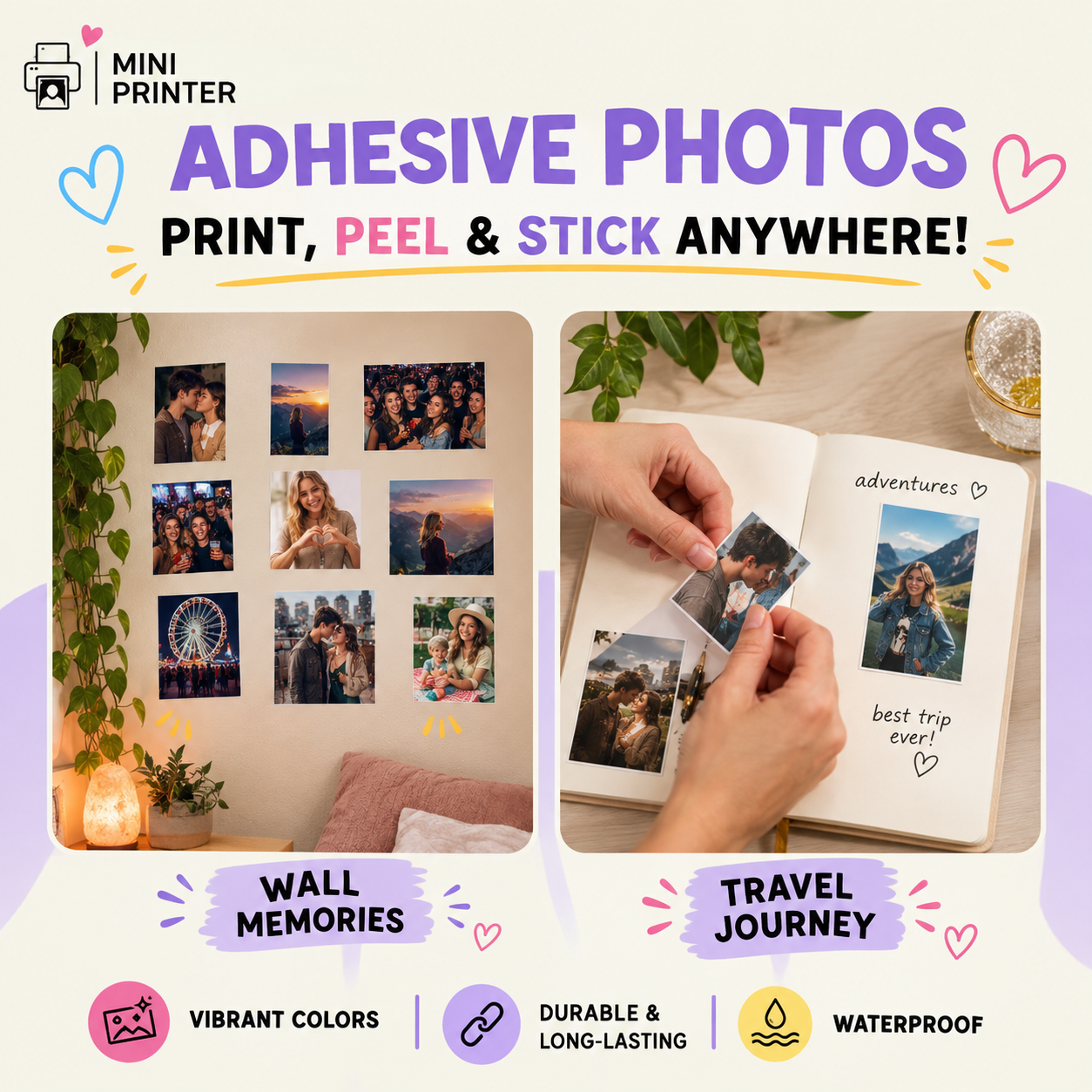 Mini Photo Printer | Pocket Color Printer
